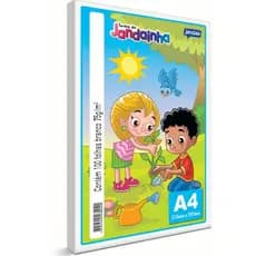 Papel Sulfite A4 75g Branco Jandainha Pacote Com 100 Folhas