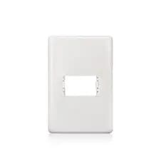 Placa 4X2 Com 1 Módulos Horizontal Com Suporte 3 Módulos