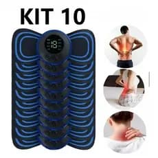 kit 10 Mini Massageador Elétrico Portátil Cervical EMS Alivia Dores Corpo Pescoço