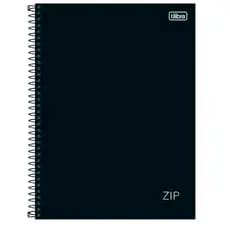 Caderno Universitario 10 Materias Zip Executivo Preto 160 Folhas Capa Dura Espiral - Tilibra