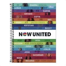 Caderno Tilibra Now United 10 Materias Cd Univercitario 160 Folhas