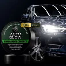 Cera Espelhamento Auto Glow – Remove Riscos Superficiais, Repele Água, Proteção Sol, Brilho Intenso