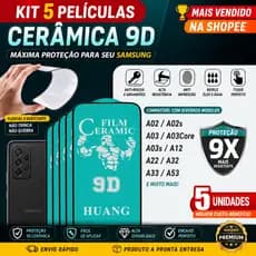 Película para sansung A02 A02S A03 A03S A03CORE A12 A22 A32 A33 A53 vidro 3d borda redonda 9H