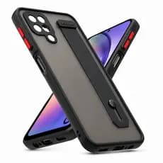 CAPA FOSCA TRANSLÚCIDA CAPINHA Para Samsung A12 / A02 (6.5") case  Protetora com suporte