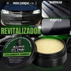 Revitalizador Plástico Automotivo Renova parachoque plsaticos e borrachas cera autoglow