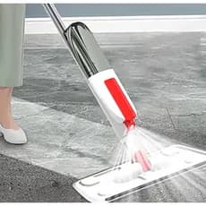 MOP Spray Giratório com Reservatório limpeza casa spray água lavar praticidade cozinha casa