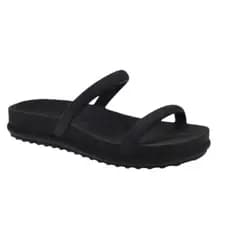 Sandália Feminina Papete 2 Tiras Injetado Confortável Macia Moderna Elegante Estilosa Chinelo