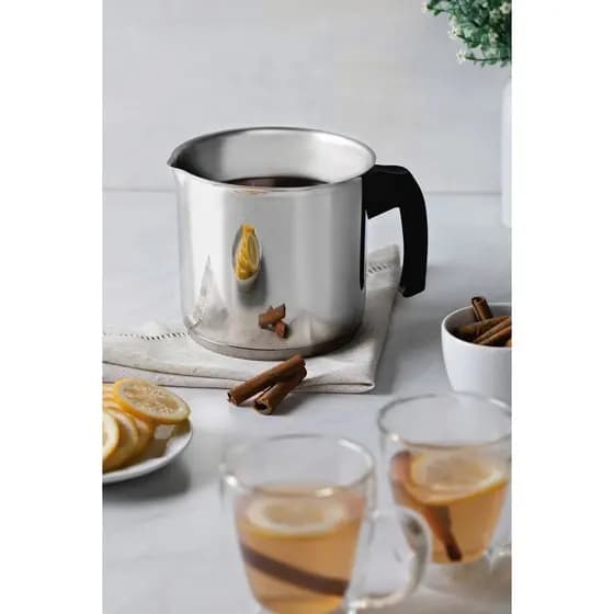 Fervedor Tramontina Allegra em Aço inox com Fundo Triplo e Cabo de Baquelite 14 cm 2 L