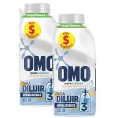 OMO LIQUIDO CONCENTRADO PURO CUIDADO 2 UNIDADES 500ML PARA DILUIR