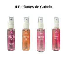 Kit com 4 Perfume para Cabelo Apinil 60 ml