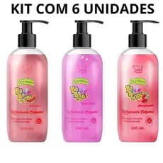 Kit com 6 Hidratante corporal Babasoul 240 g Creme de pele Soul Cosméticos