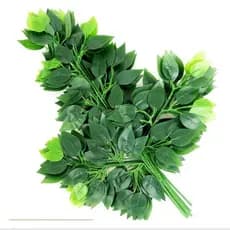 Kit 20 Folhas de Ficus de Silicone para Decoração muro ingles jardim vertical Folha Artificial