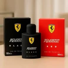 Kit 2 Perfume Ferrari Black e Red Masculino 100ml sem caixa