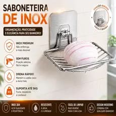 Saboneteira Quente Porta De Parede Aço Inoxidável Autocolante De Banheiro