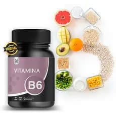 Vitamina B6 Piridoxina 60caps Envio Imediato