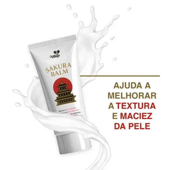 Balm Vittage Sakura | Rejuvenescimento Facial com Toque Asiático