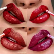 LIP TINT SHINE Mahav - Delicadas Particulas De Brilho,Cores Intensas, Brilhantes E Duradouras