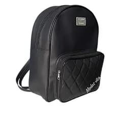 Mochila feminina Couro Sintetico Grande Impermeável Escolar Trabalho Casual