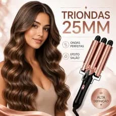 Triondas Modelador De Cachos 25mm Profissional 110-220V