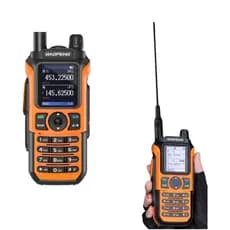Rádio Baofeng UV21 Tri Band Walkie Talk à Prova d'água Display 1.77” Polegadas Longo Alcance com carregador