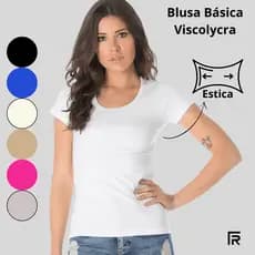 Blusa Feminina Básica Viscolycra 010006-A