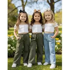 calça cargo infantil  juvenil
