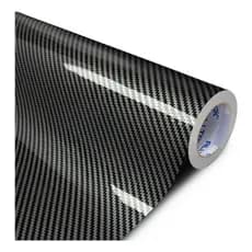 Adesivo Vinil Automotivo Alltak Tuning Carbon 5D 1,52m Largura X 50cm Comprimento - Recorte Ploter Eletronico Acabamento