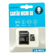 Cartão memória MicroSD 8GB Leboss, 16GB Knup, 64GB Tomate - som, smartphone, teblet, GPS, Armazenamento, Arquivos
