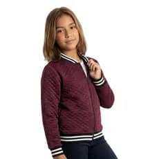 Jaqueta de Frio Estilo Bomber Infantil Juvenil Menina ou Menino Metalasse - Casaco / Blusa Inverno