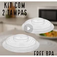Tampa protetora para microonda - BPA Free - 25 cm
