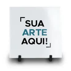 Azulejo Personalizado 20 X 20 MONTE DO SEU JEITO COM FOTO, FRASE SUA ARTE EXCLUSIVA