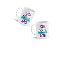 KIT 2 ( DUAS ) Canecas Personalizada com arte de sua escolha