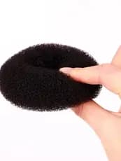 Preto Kit 2/6/10 Acessórios Para Cabelo Mulheres Rosquinha Fazer Coque