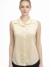 Blusa/CAMISA Feminina Sem Manga Social Lisa | Tecido Leve Confortável | Moda Feminina Elegante 2026