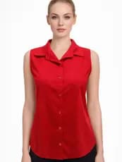 Blusa Feminina Elegante 2026 Sem Manga Social Lisa | Tecido Leve Confortável | Moda Feminina