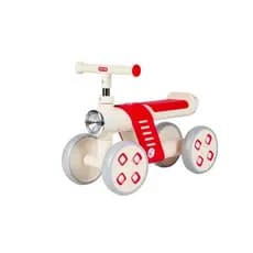 Mini Bike Infantil Quatro Rodas Estabilidade Diversao Aprendizagem Vermelha Segura