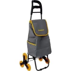 Carrinho Carga 3 Rodas Capacidade 40kg Transportador Escadas Portátil Resistente