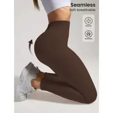 Calças de Yoga Elásticas com Listras