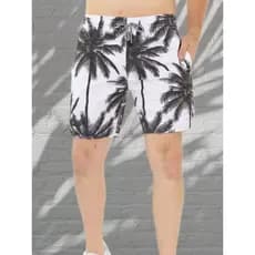 Bermudas Masculinas  Mauricinho Shorts Seca Rápido  Surf Estampada Praia Tactel Masculina Adulto