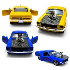 Ford Mustang Fastback 1969 miniatura 1 unidade escala 1:32