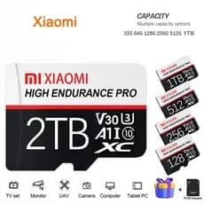 Novo Cartão De Memória 64GB Mini SD U3 V10 TF Flash De Alta Velocidade 128GB Para Cartões De Armazenamento De Telefone C