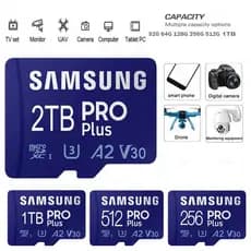 Cartão Micro TF SD De Memória Extremo 2TB 1TB 512GB 128GB 256GB U3 V30 Cartões Flash Completa Para Câmera Do Computador