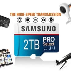 Velocidade Class10 TF Cartão 2TB 1TB 512GB 256GB 128GB A2 V30 U3 De Memória EVO Plus Micro SD 64GB Para Celular Computad