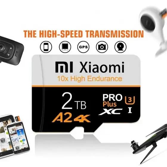 Cartão De Memória 2TB 1TB 512GB 256GB Class10 Mini TF U1 SD Para Telefones Celulares Dispositivos De Carro Computadores