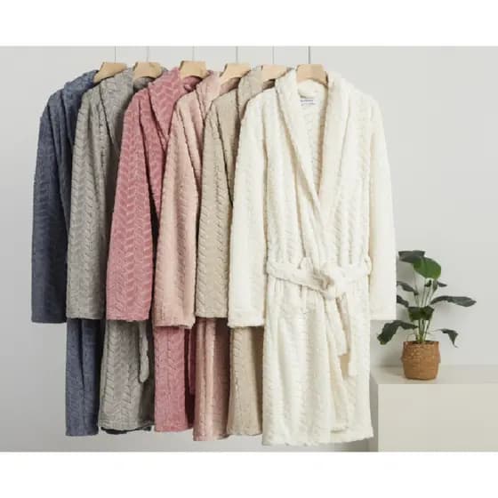 Roupão Jacquard Longo Sonhare – Luxo, Conforto e Elegância