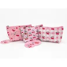 Porta Moedas Feminino Cerejinha com Zíper