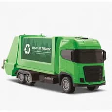 Brinquedo Infantil Caminhão Reciclagem Coletor de Lixo Urbano