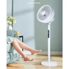 Ventilador De Coluna Com Controle Remoto 45w Silencioso 32.5 Cm 50 Hz/60 Hz Branco Branco Plástico