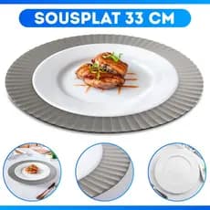 Jogo Americano Souplast Redondo Jantar Mesa Posta Cozinha 33cm - SUPER OFERTA