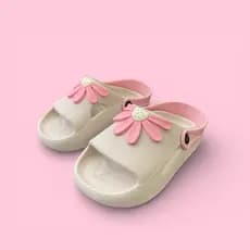 Chinelo Nuvem Sandalia Infantil Flor Slide Menina Delicada Confortável e Leve